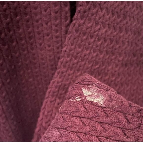 Vintage Bobby Jones Golf Sweater Purple Knit Long Sleeve Pullover Size Large - Picture 4 of 5